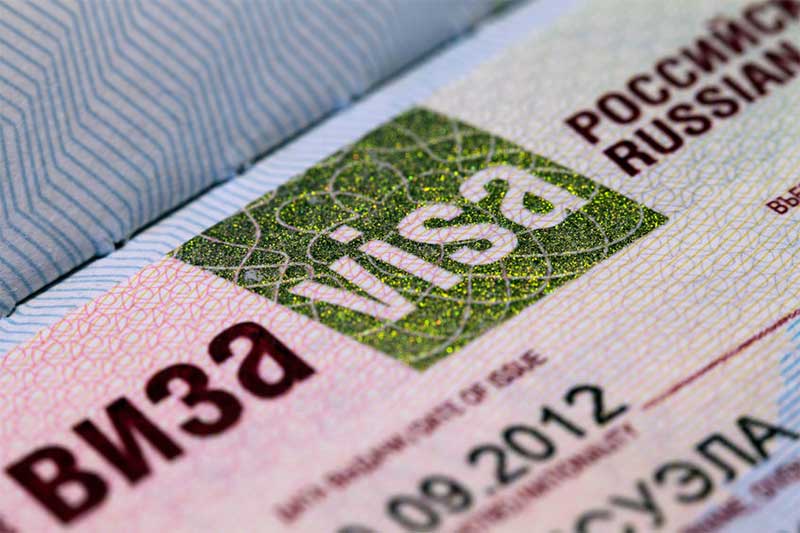 russie difference entre evisa et visa passeport